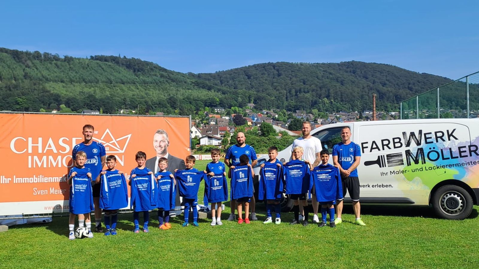 Strahlende Kinderaugen beim SCM – Großzügige Sponsoren unterstützen die F-Jugend