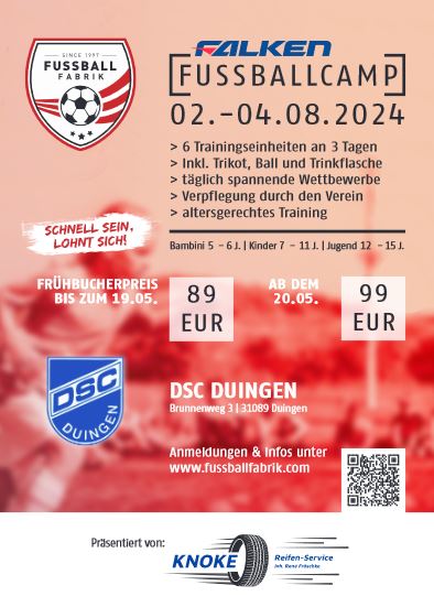 FALKEN Fußballcamp beim DSC Duingen