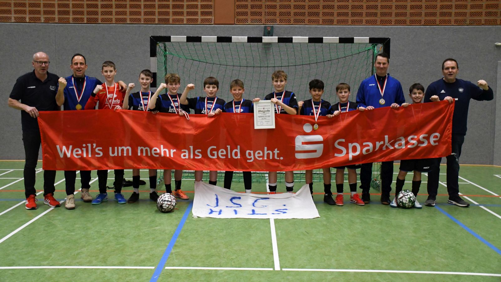 D-Junioren der JSG Hils gewinnen die Sparkassen Hallenmasters